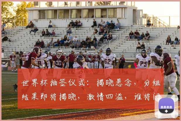 世界杯抽签仪式：揭晓悬念，分组结果即将揭晓，激情四溢，谁将问鼎桂冠